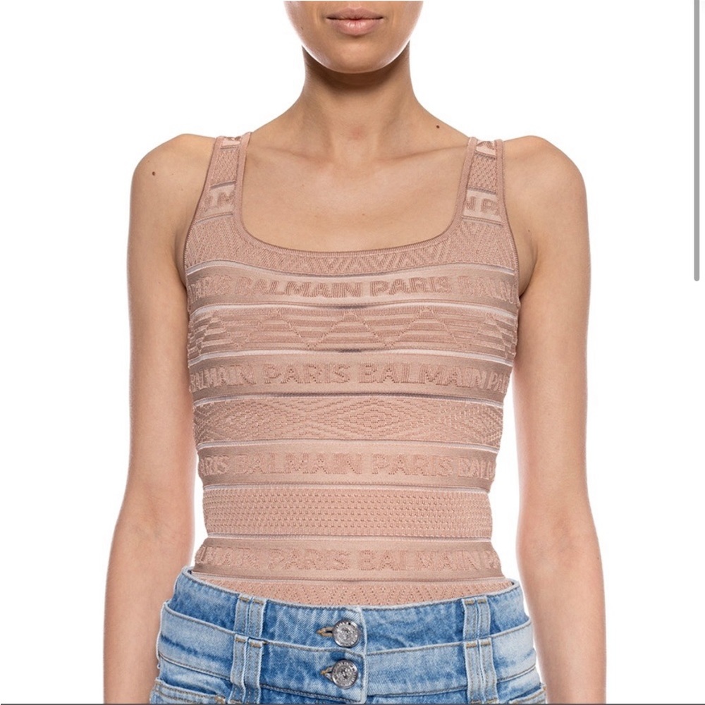 NWT Balmain Logo Body Suit